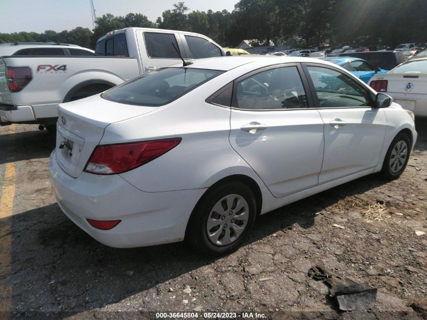 2016 HYUNDAI ACCENT SE - KMHCT4AE4GU156921