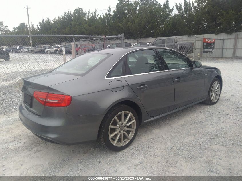 2016 AUDI A4 PREMIUM - WAUAFAFL3GN007304