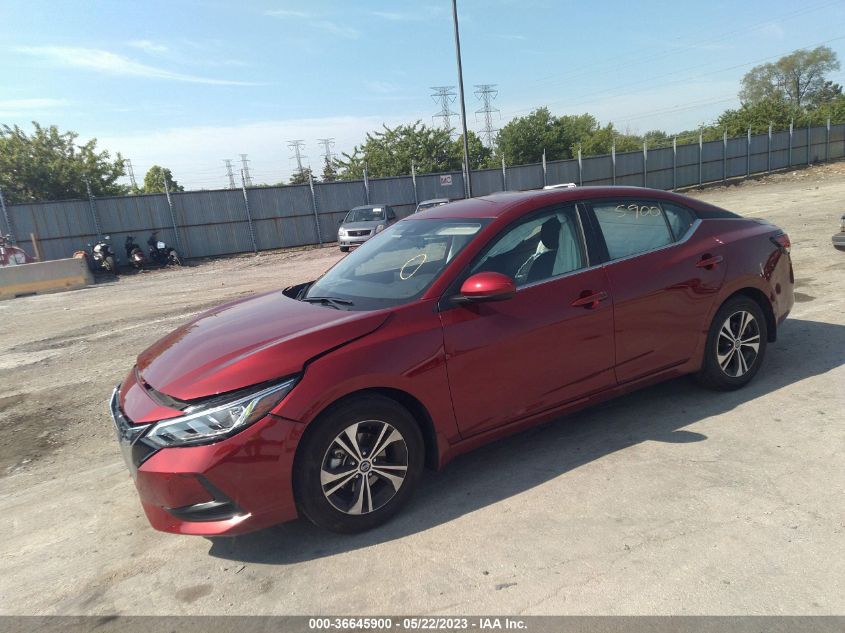 2022 NISSAN SENTRA SV - 3N1AB8CV7NY306195