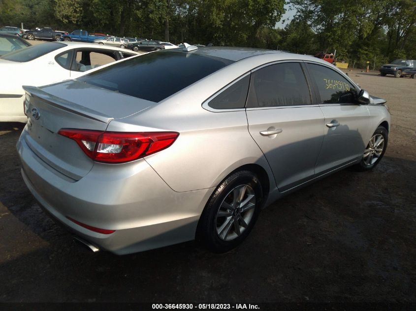 2017 HYUNDAI SONATA 2.4L - 5NPE24AF1HH488822