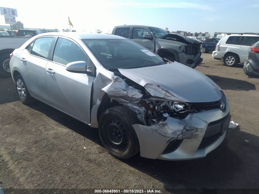 2014 TOYOTA COROLLA L/LE/S/S PLUS/LE PLUS - 5YFBURHE2EP165319