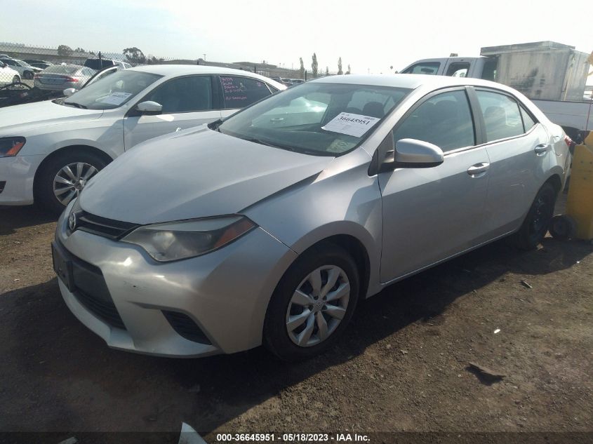 2014 TOYOTA COROLLA L/LE/S/S PLUS/LE PLUS - 5YFBURHE2EP165319