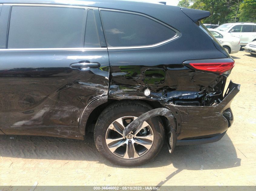 2021 TOYOTA HIGHLANDER XLE - 5TDGZRBH6MS538717