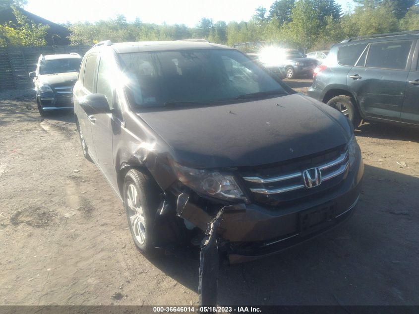 2017 HONDA ODYSSEY EX-L - 5FNRL5H61HB009663
