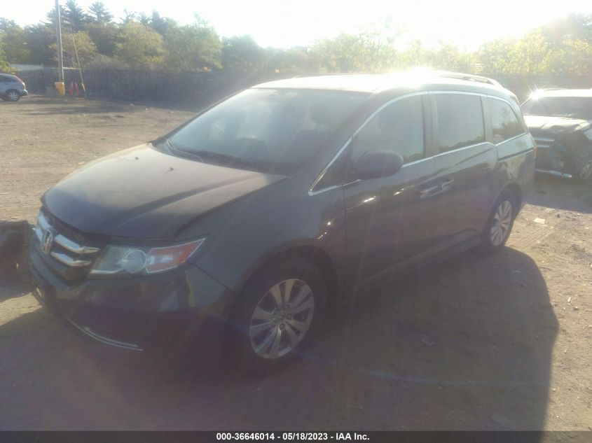 2017 HONDA ODYSSEY EX-L - 5FNRL5H61HB009663