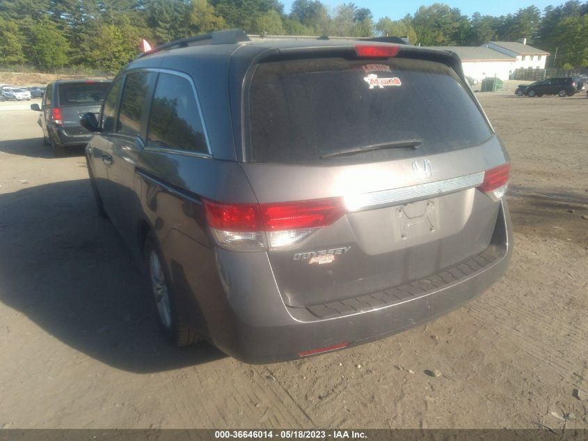 2017 HONDA ODYSSEY EX-L - 5FNRL5H61HB009663