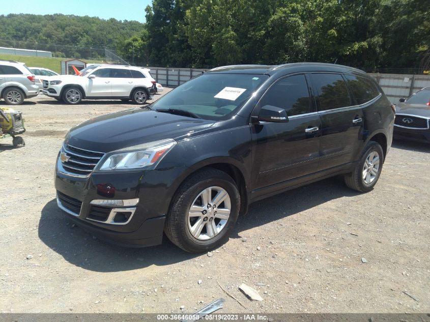 2014 CHEVROLET TRAVERSE LT - 1GNKRHKD9EJ372409