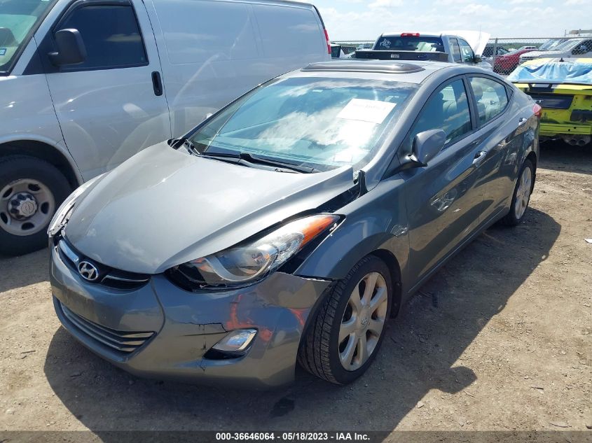 2013 HYUNDAI ELANTRA LIMITED - 5NPDH4AE2DH217585