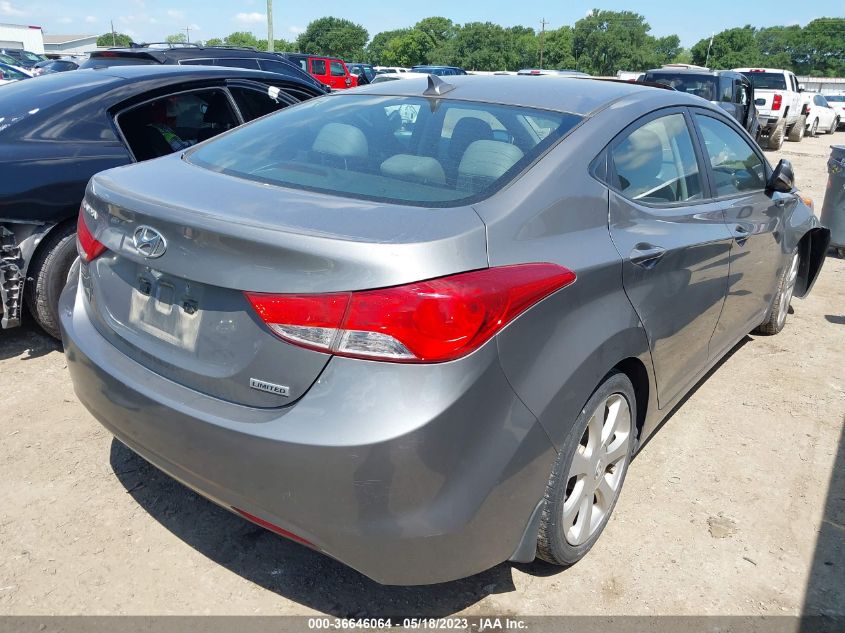 2013 HYUNDAI ELANTRA LIMITED - 5NPDH4AE2DH217585