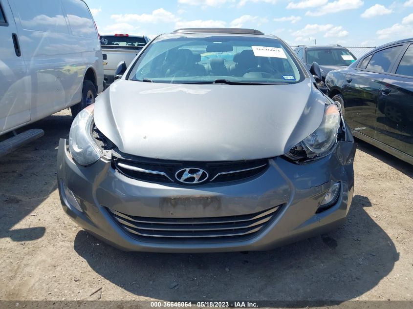 2013 HYUNDAI ELANTRA LIMITED - 5NPDH4AE2DH217585