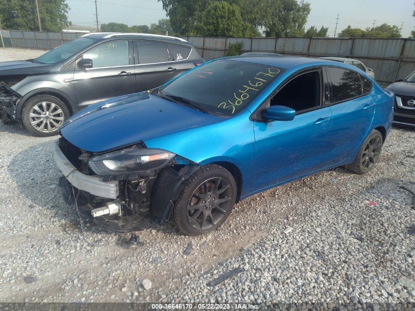 2015 DODGE DART SXT - 1C3CDFBB8FD243337