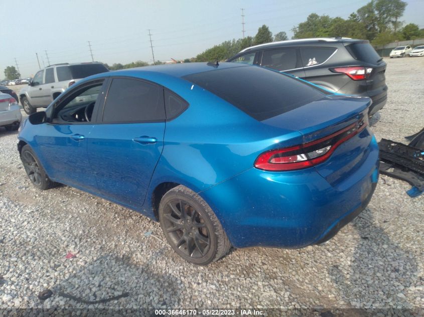 2015 DODGE DART SXT - 1C3CDFBB8FD243337