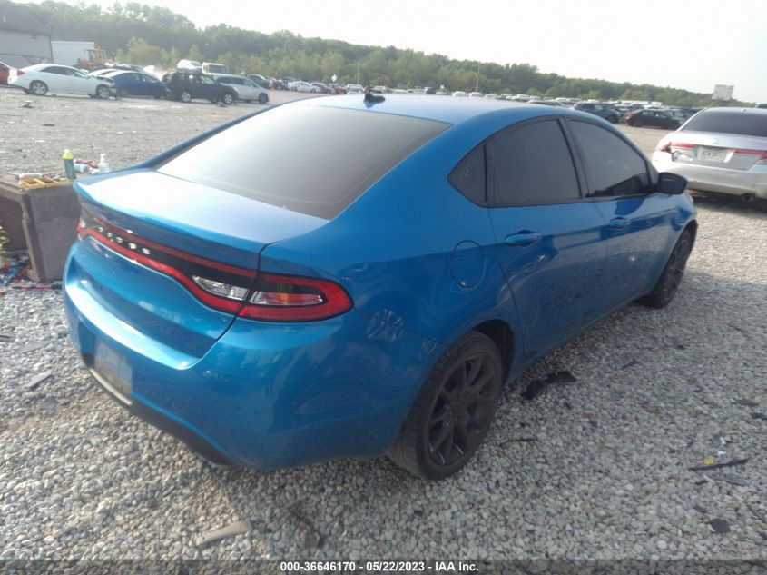 2015 DODGE DART SXT - 1C3CDFBB8FD243337
