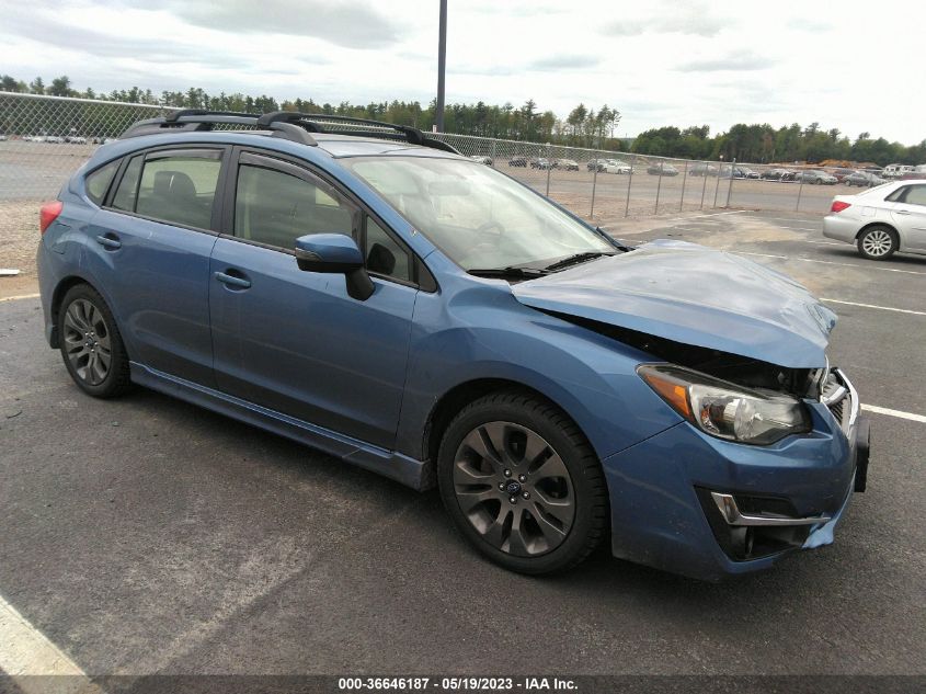 2016 SUBARU IMPREZA WAGON 2.0I SPORT PREMIUM - JF1GPAP64G9286814
