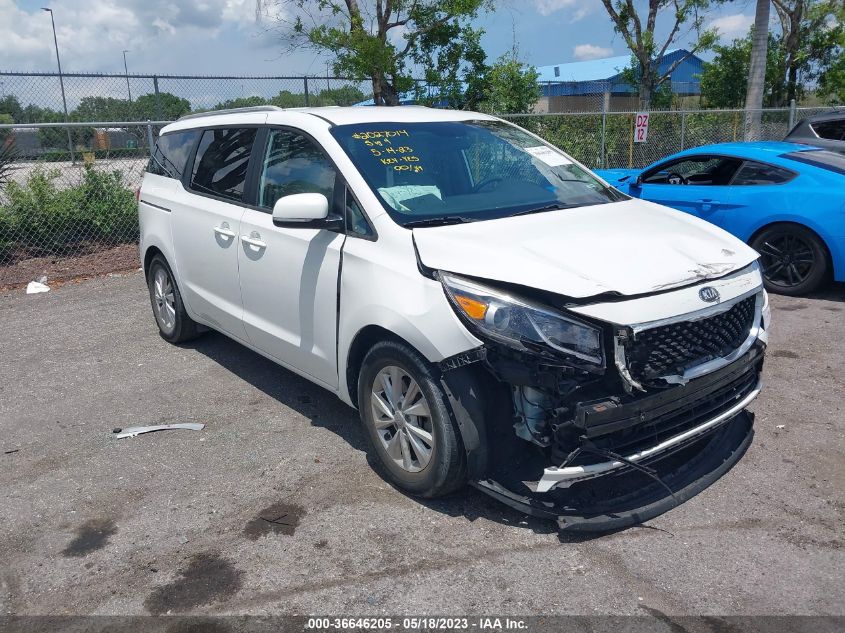 2016 KIA SEDONA LX - KNDMB5C10G6148623