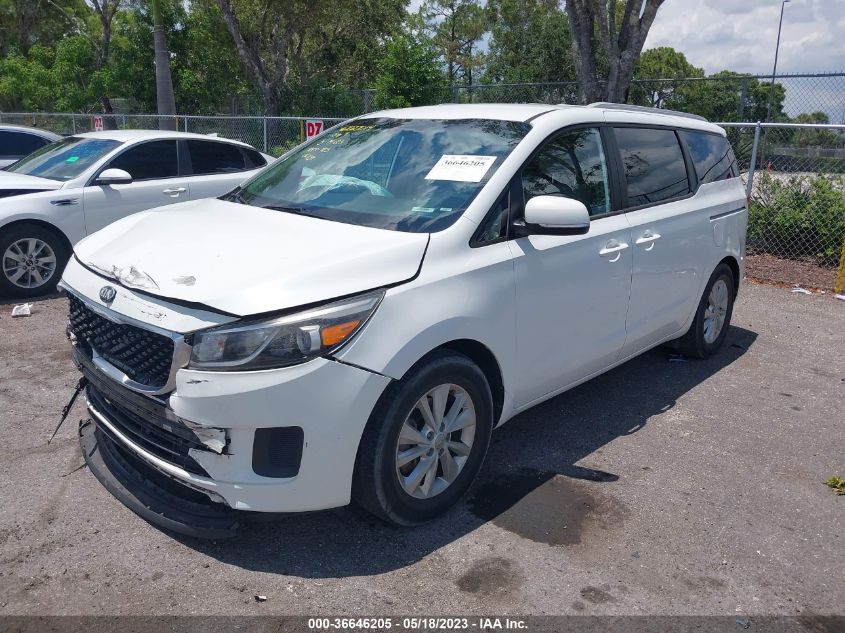 2016 KIA SEDONA LX - KNDMB5C10G6148623