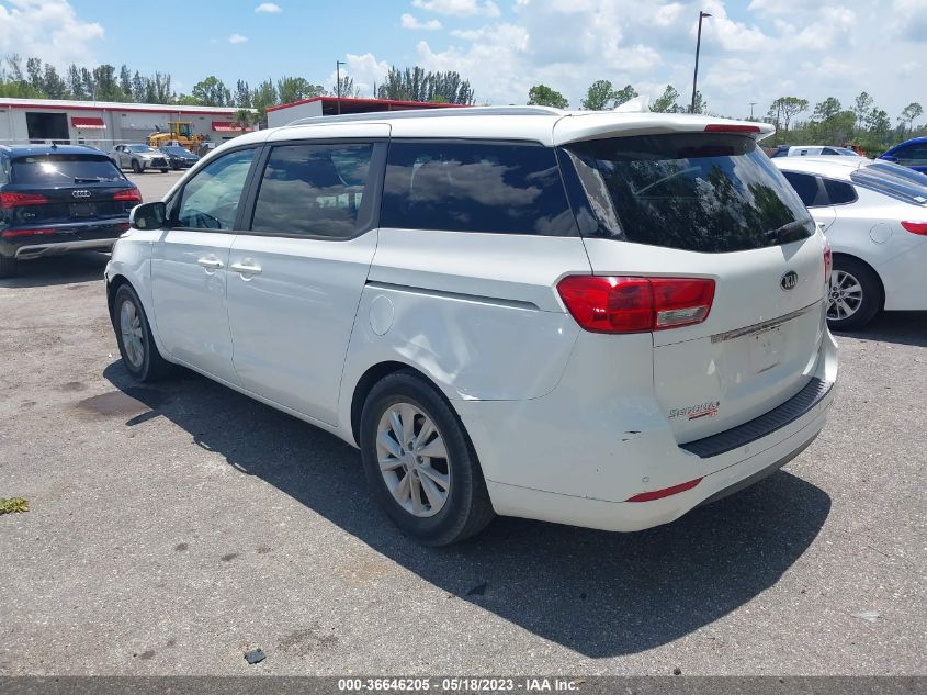 2016 KIA SEDONA LX - KNDMB5C10G6148623