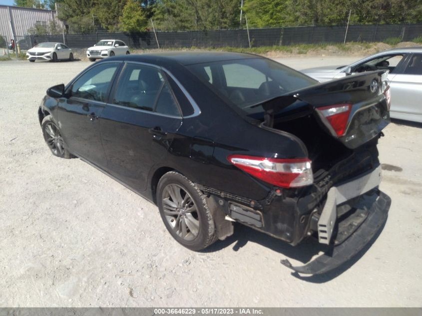 2017 TOYOTA CAMRY XLE/SE/LE/XSE - 4T1BF1FK7HU702421