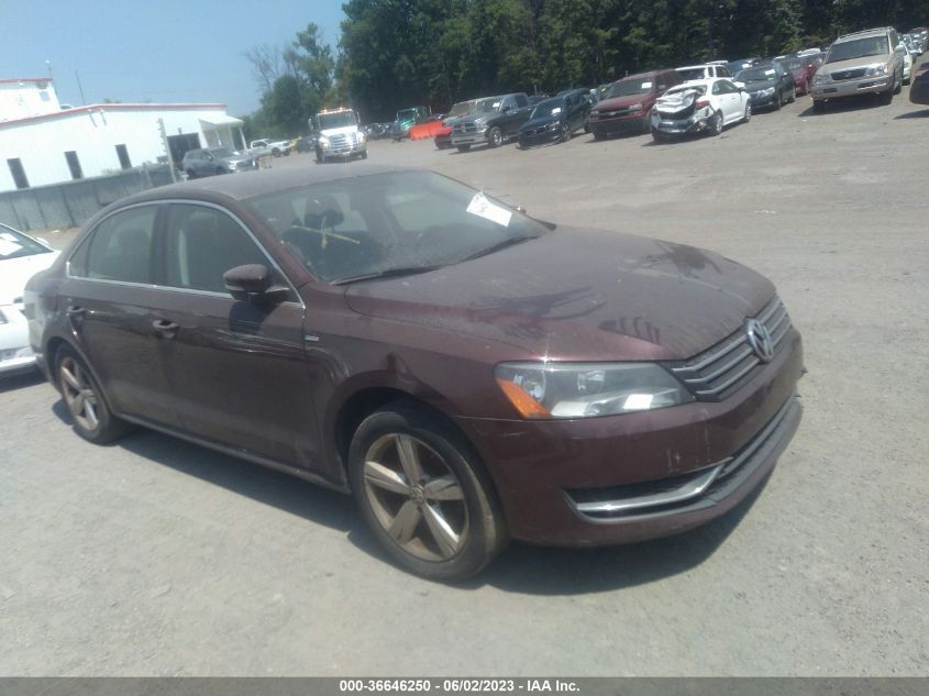 2014 VOLKSWAGEN PASSAT WOLFSBURG ED - 1VWAT7A36EC032127