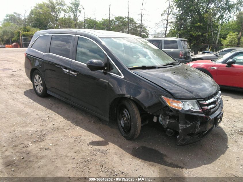 2016 HONDA ODYSSEY EX-L - 5FNRL5H64GB092682