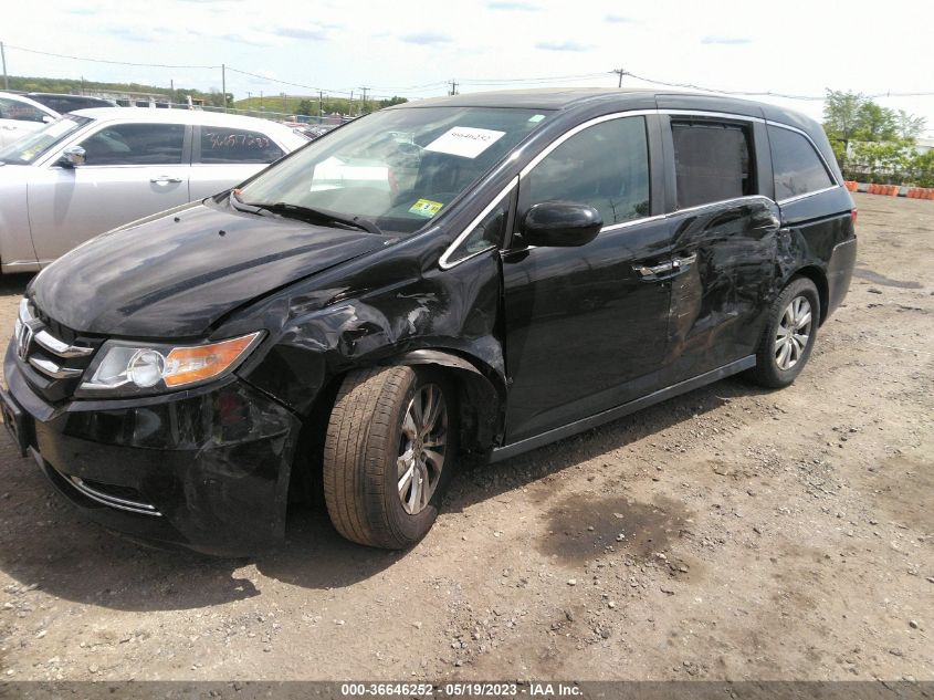 2016 HONDA ODYSSEY EX-L - 5FNRL5H64GB092682