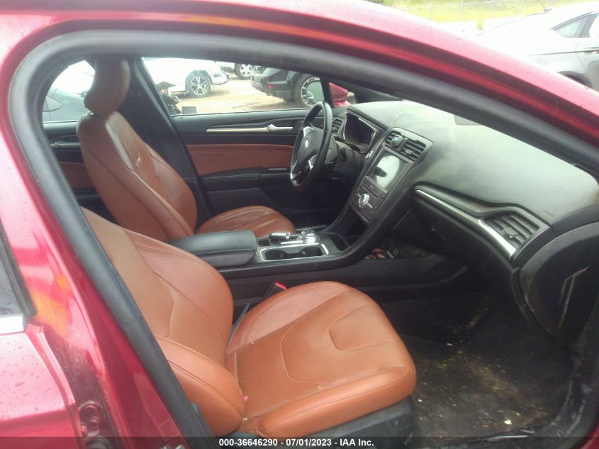 2019 FORD FUSION TITANIUM - 3FA6P0D91KR186591