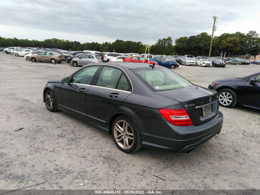 2013 MERCEDES-BENZ C-CLASS C 300 - WDDGF8ABXDR287866