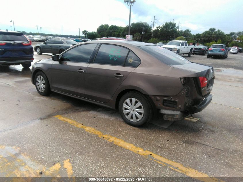 2014 VOLKSWAGEN JETTA SEDAN S - 3VW2K7AJ9EM312337