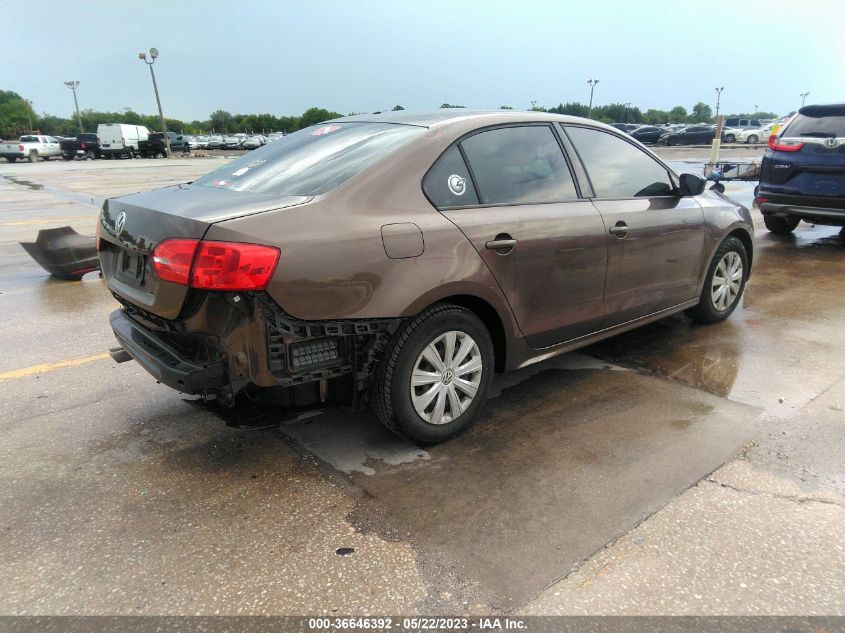 2014 VOLKSWAGEN JETTA SEDAN S - 3VW2K7AJ9EM312337