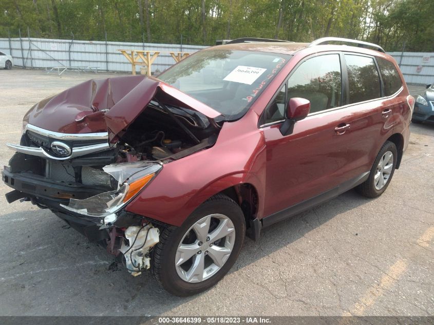 2016 SUBARU FORESTER 2.5I PREMIUM - JF2SJADC8GH522050
