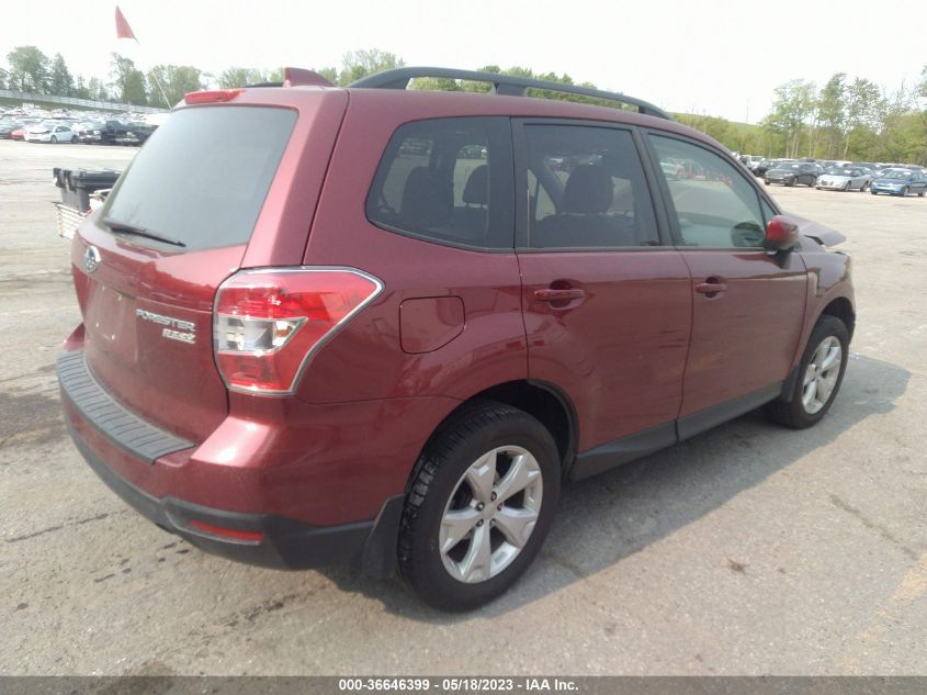 2016 SUBARU FORESTER 2.5I PREMIUM - JF2SJADC8GH522050