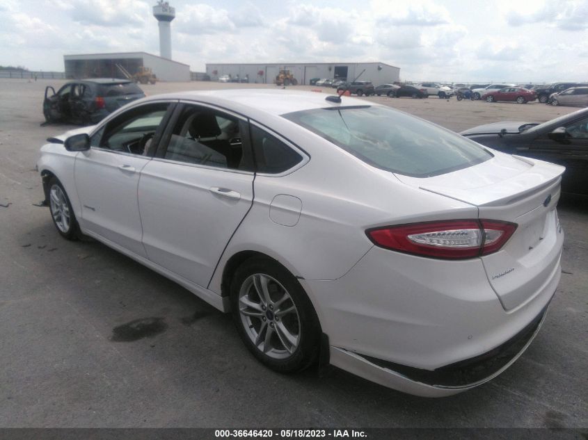 2016 FORD FUSION TITANIUM HYBRID - 3FA6P0RU6GR383986