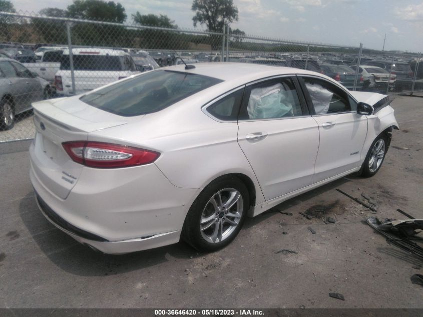 2016 FORD FUSION TITANIUM HYBRID - 3FA6P0RU6GR383986