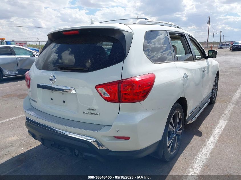 2020 NISSAN PATHFINDER PLATINUM - 5N1DR2DM1LC585847