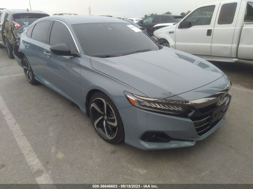 2022 HONDA ACCORD SEDAN SPORT SE - 1HGCV1F49NA042166