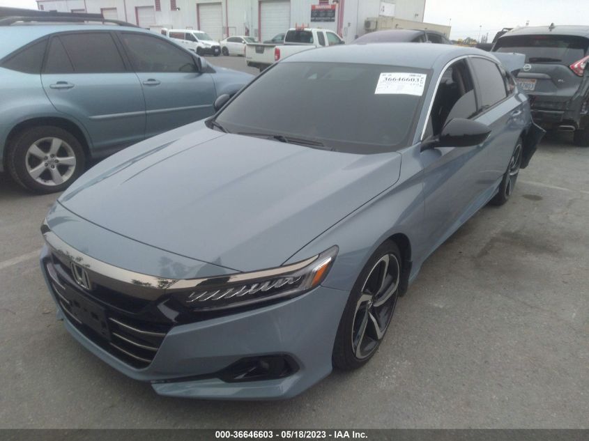 2022 HONDA ACCORD SEDAN SPORT SE - 1HGCV1F49NA042166
