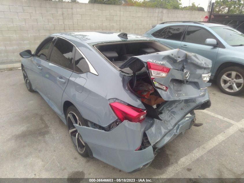 2022 HONDA ACCORD SEDAN SPORT SE - 1HGCV1F49NA042166