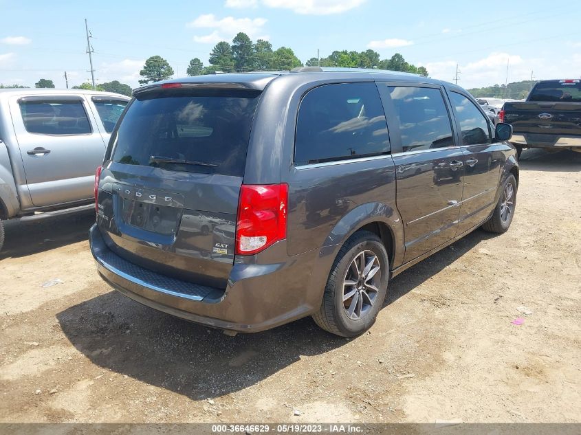 2017 DODGE GRAND CARAVAN SXT - 2C4RDGCG3HR800998