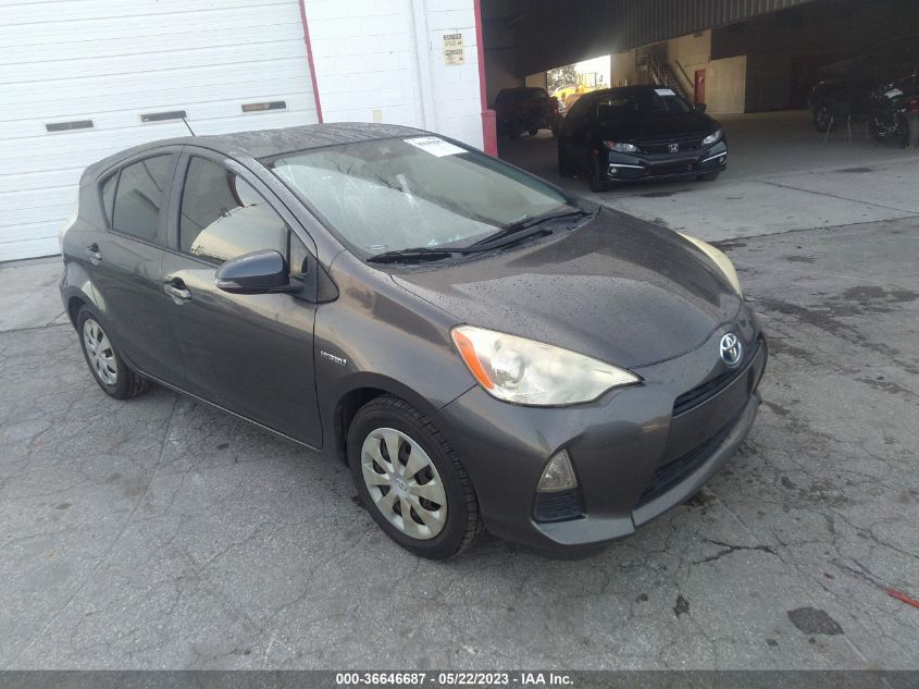 2013 TOYOTA PRIUS C ONE/TWO/THREE/FOUR - JTDKDTB32D1536096
