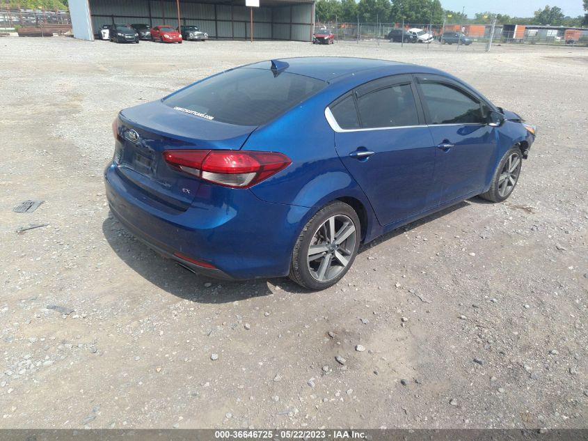2017 KIA FORTE EX - 3KPFL4A82HE005667