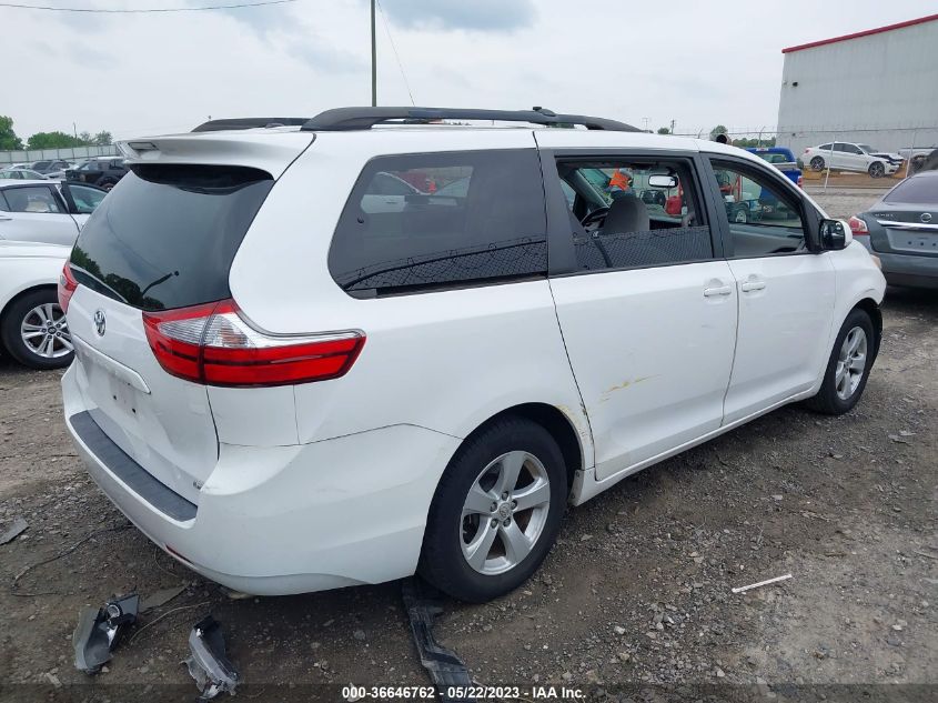 2015 TOYOTA SIENNA LE - 5TDKK3DC5FS550129