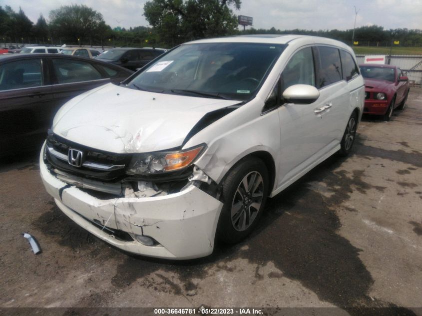 2014 HONDA ODYSSEY TOURING - 5FNRL5H9XEB114563
