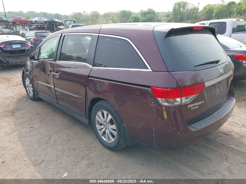 2014 HONDA ODYSSEY EX-L - 5FNRL5H62EB009103