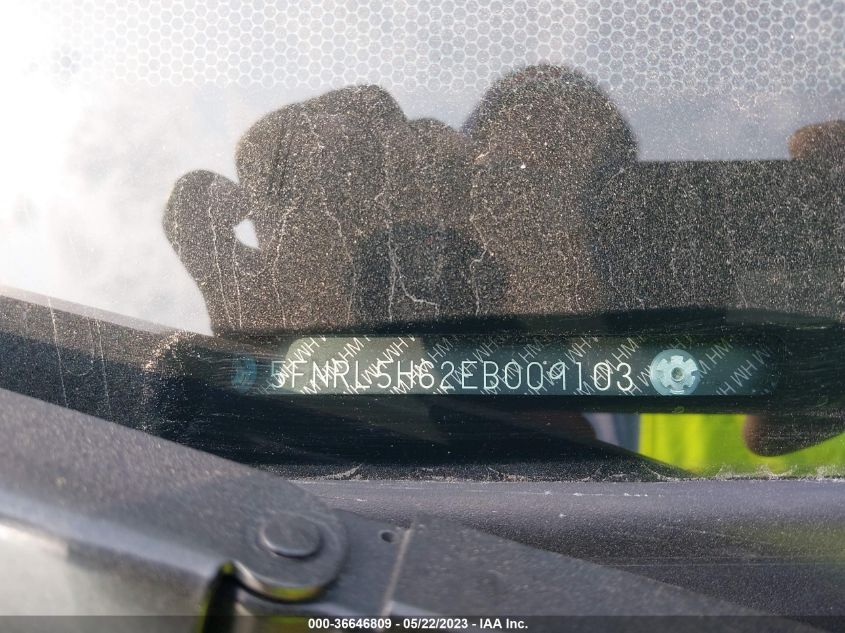 2014 HONDA ODYSSEY EX-L - 5FNRL5H62EB009103