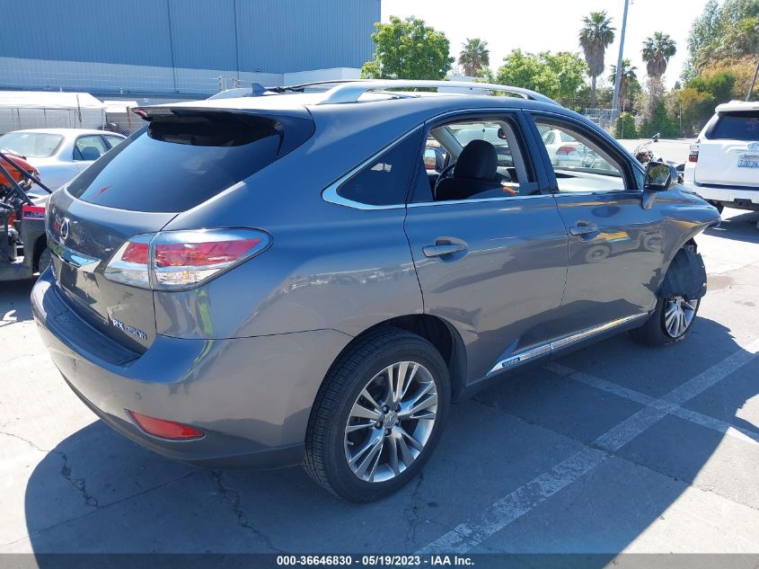 2013 LEXUS RX 450H - JTJBC1BAXD2063626