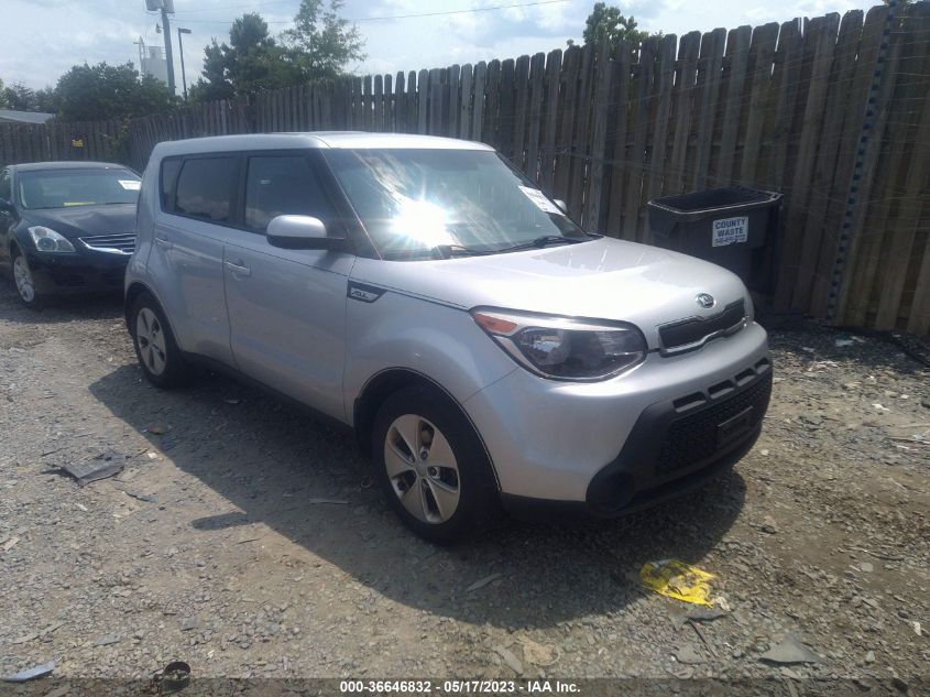2015 KIA SOUL BASE - KNDJN2A23F7815634