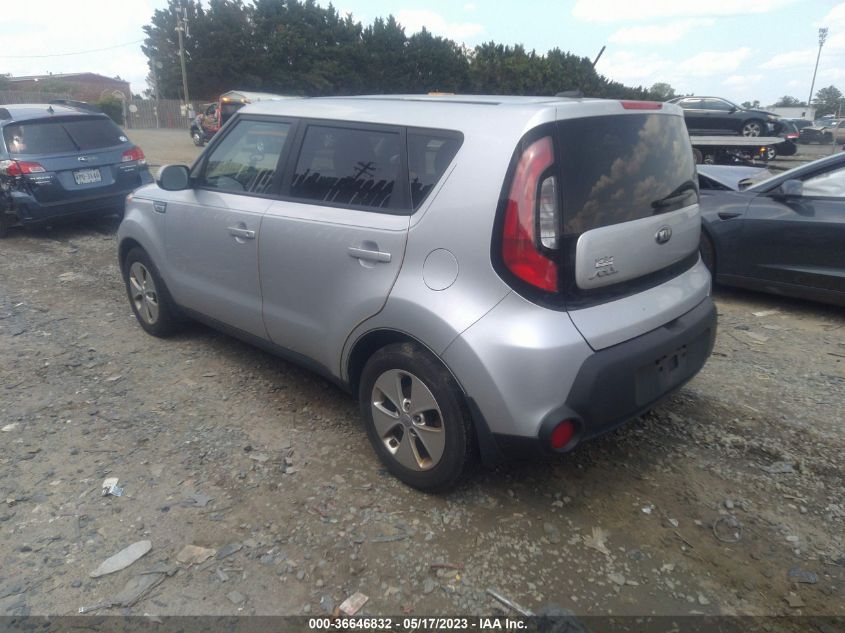 2015 KIA SOUL BASE - KNDJN2A23F7815634