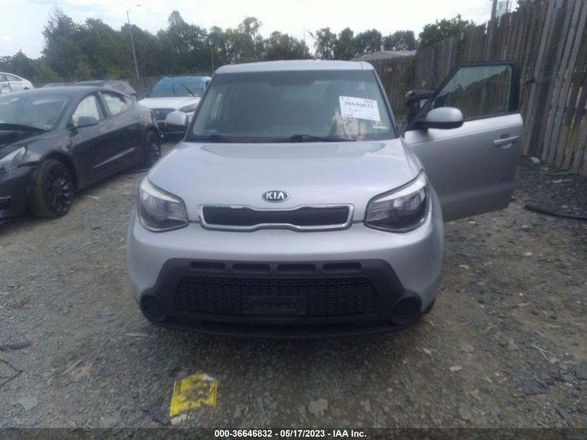 2015 KIA SOUL BASE - KNDJN2A23F7815634