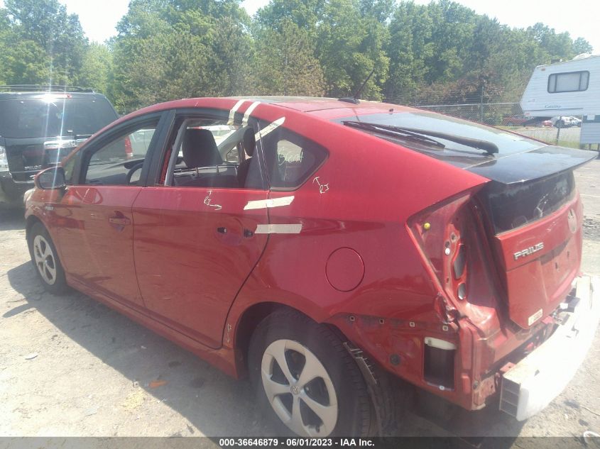 2013 TOYOTA PRIUS ONE/TWO/THREE/FOUR/FIVE - JTDKN3DU9D5608634