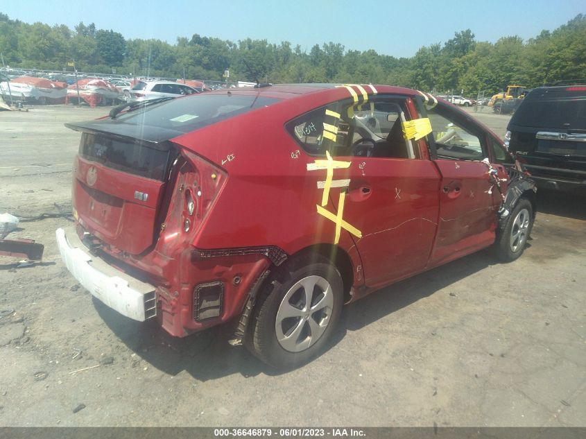 2013 TOYOTA PRIUS ONE/TWO/THREE/FOUR/FIVE - JTDKN3DU9D5608634